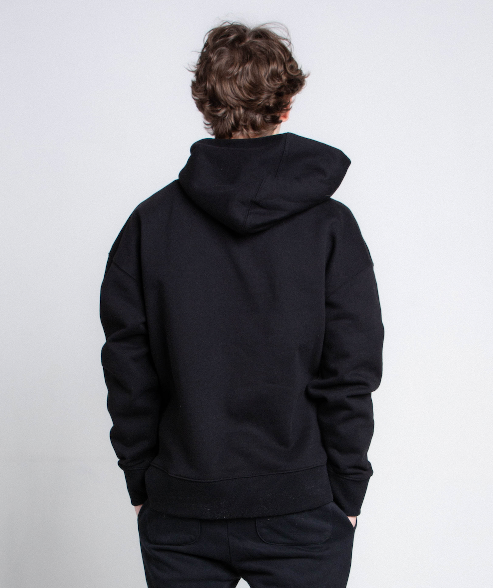 Plain Fleece Hooded Sweatshirt | AJ1004H-P