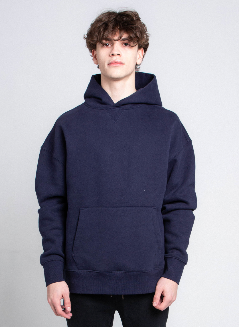 Plain Fleece Hooded Sweatshirt | AJ1004H-P