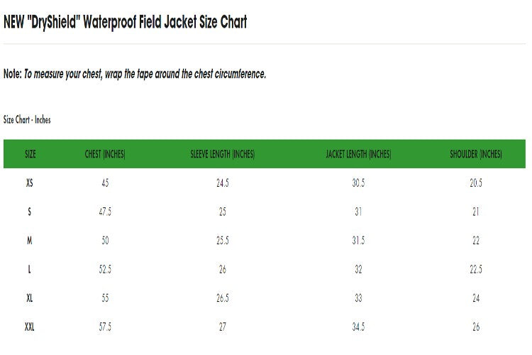 NEW 'DryShield' Waterproof Field Jacket