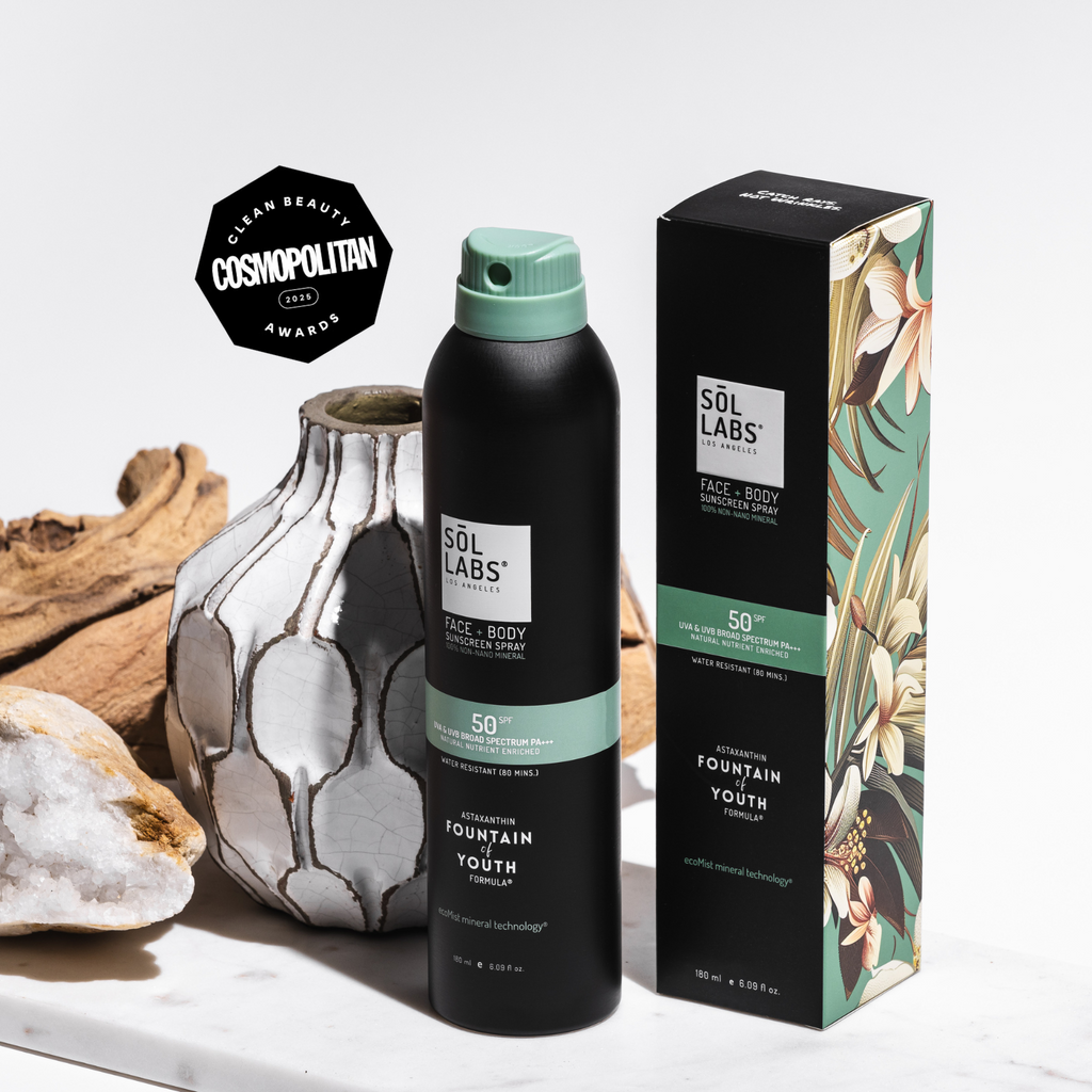 SOL LABS® Natural Mineral SPF 50 Sheer Mist Broad Spectrum UVA/UVB Protection & Hydrating Formula