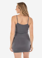 Sexy Seamless Lingerie Shaper with Lace Trim | Grey