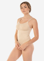 Seamless Shaping Body Suit with Thong Bottom Nude