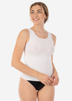 Seamless Shaping Tank Top | White
