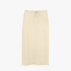 Crinkle Cream Skirt