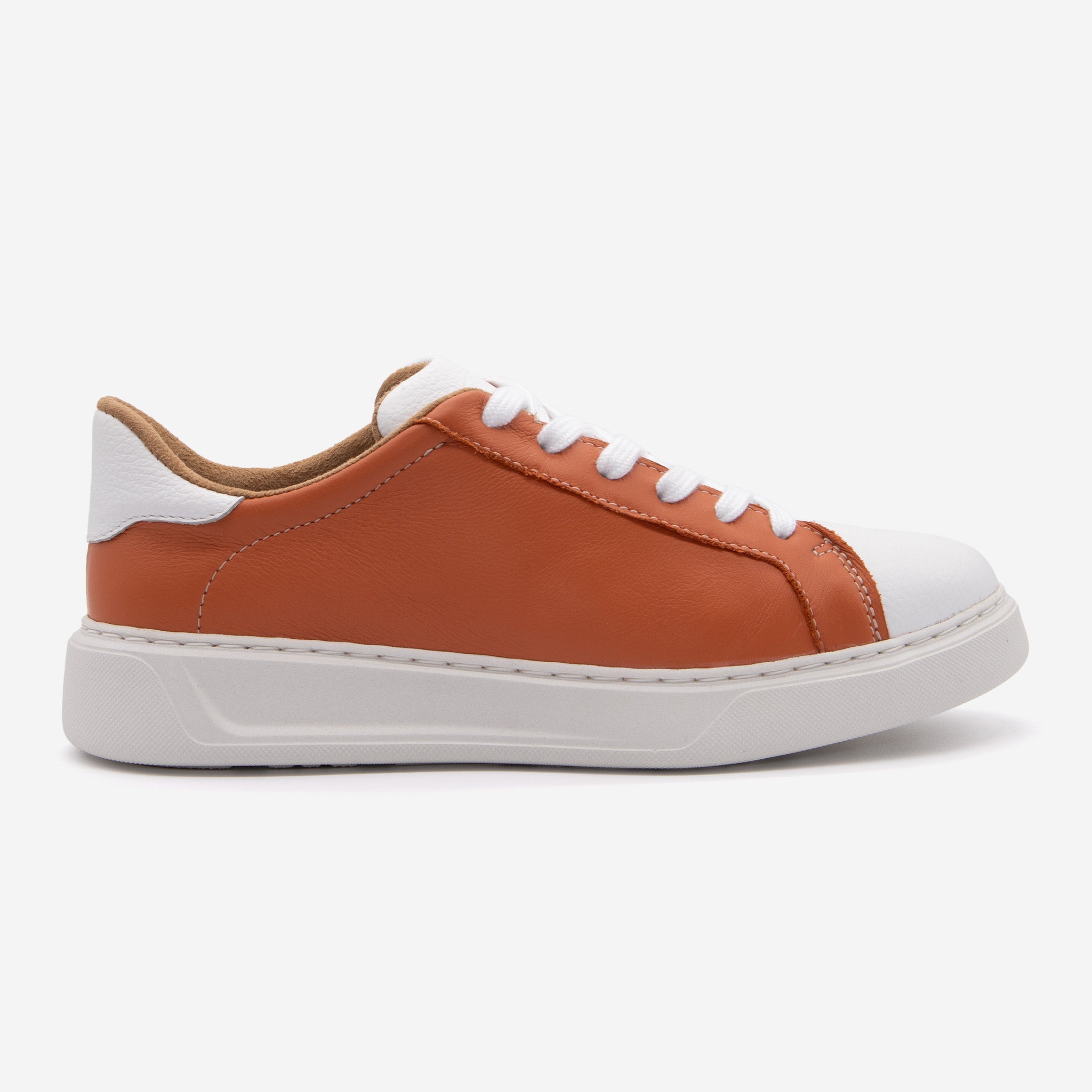 Heritage Gameday Sneaker | Burnt Orange + White