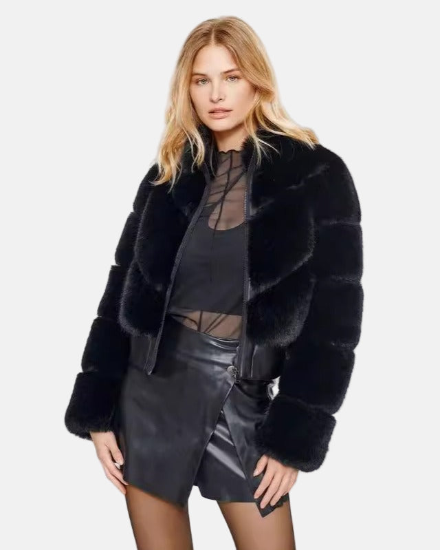 Short Faux Fur Jacket