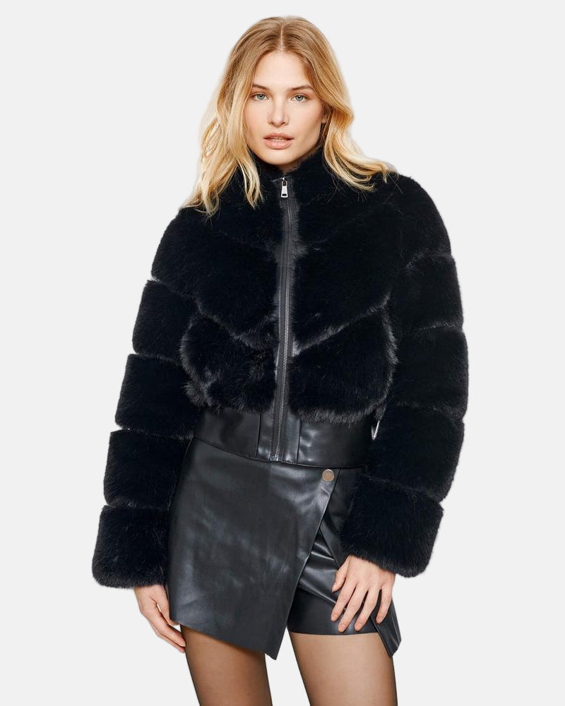 Short Faux Fur Jacket