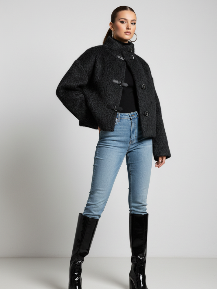 Short Wool-Feel Jacket Upper West Side BYMANYC ® New York