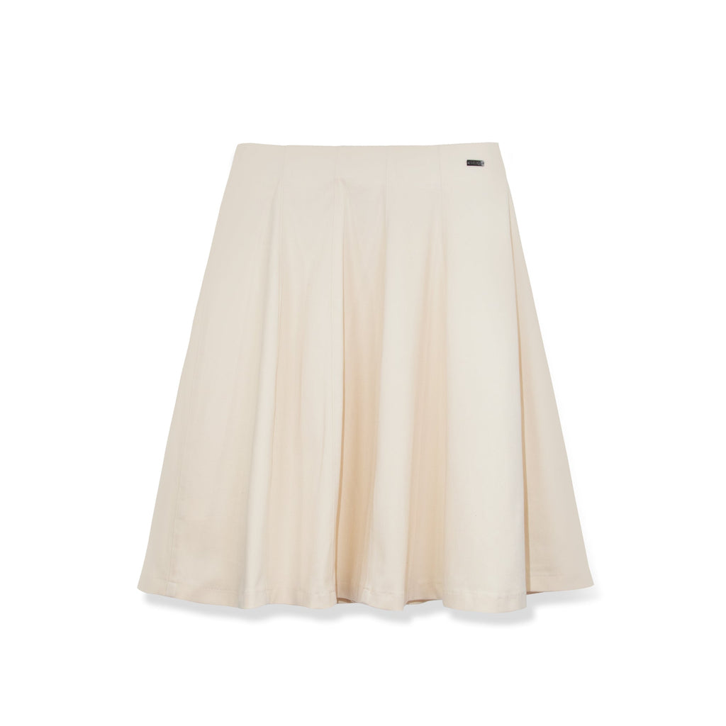 Panel Pleated Skirt