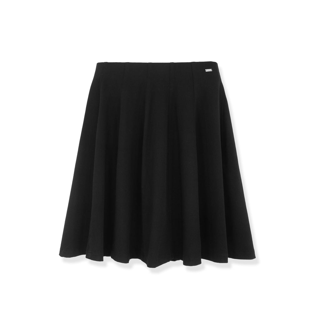 Panel Pleated Skirt