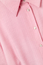 Short Sleeve Blouse in Light Pink