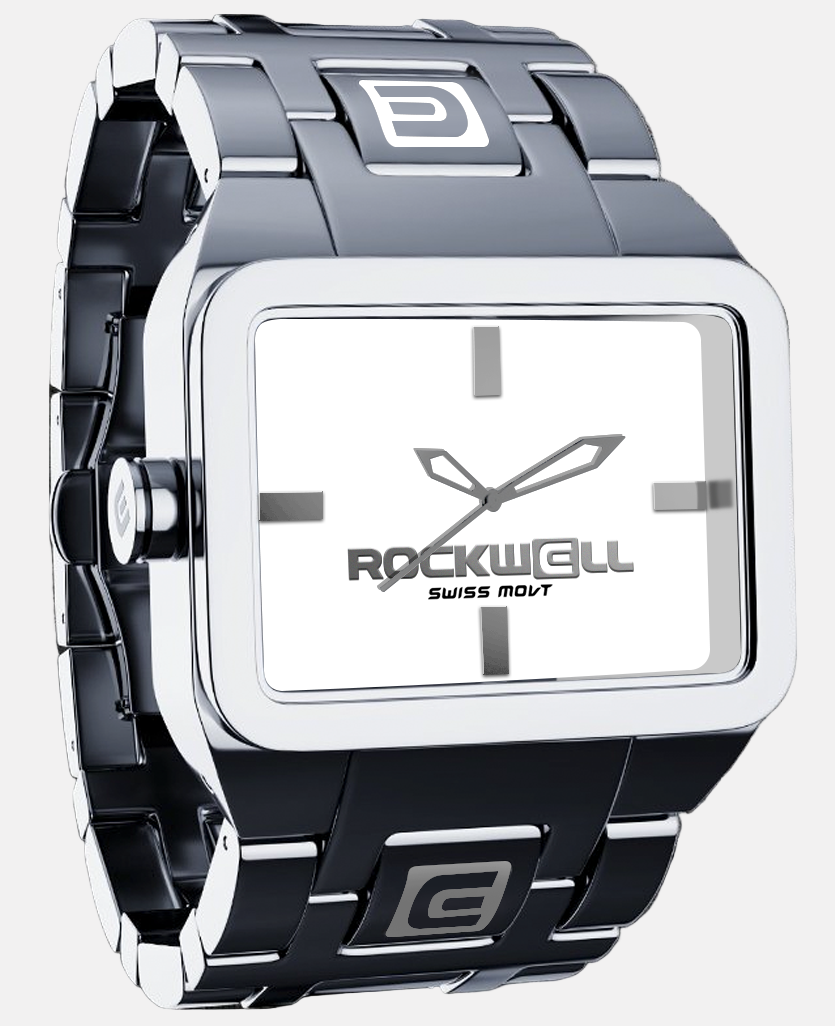 Duel Time Silver/White Watch