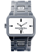 Duel Time Silver/White Watch