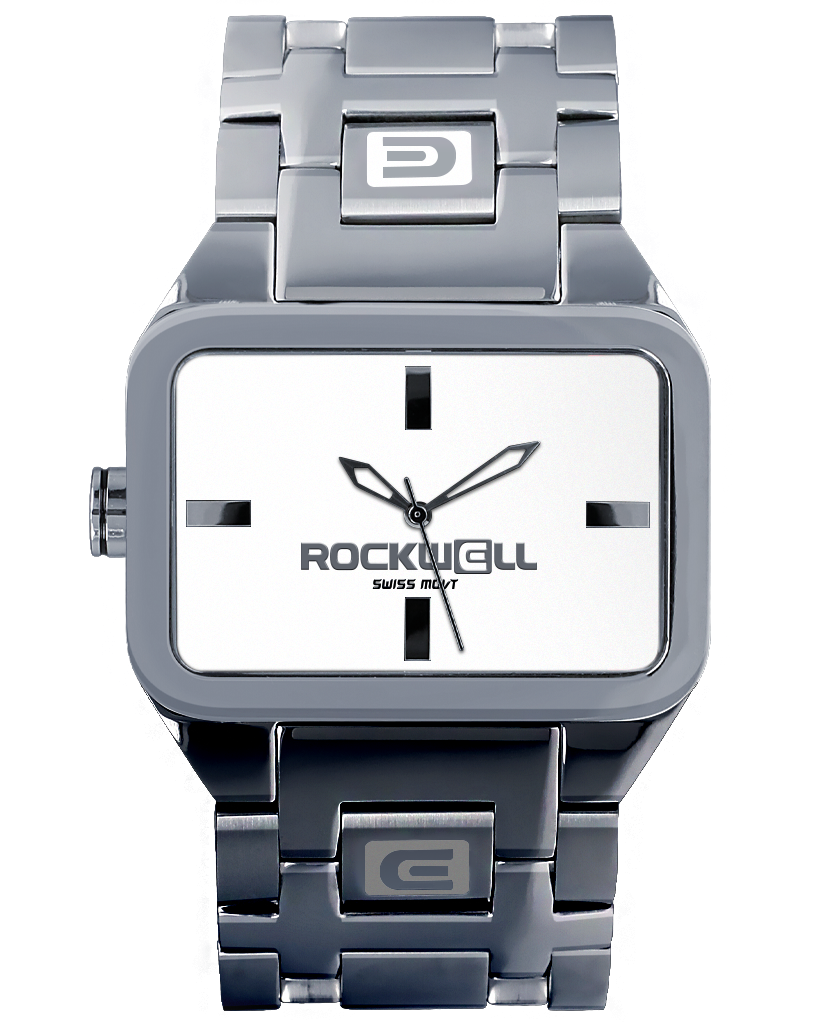 Duel Time Silver/White Watch