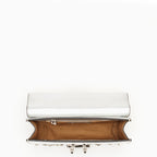 SUSU Small Leather Crossbody Bag | Silver Purse