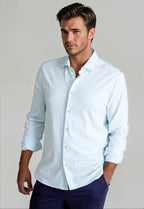 Single Shot Long Sleeve Tech Shirt | Light Blue