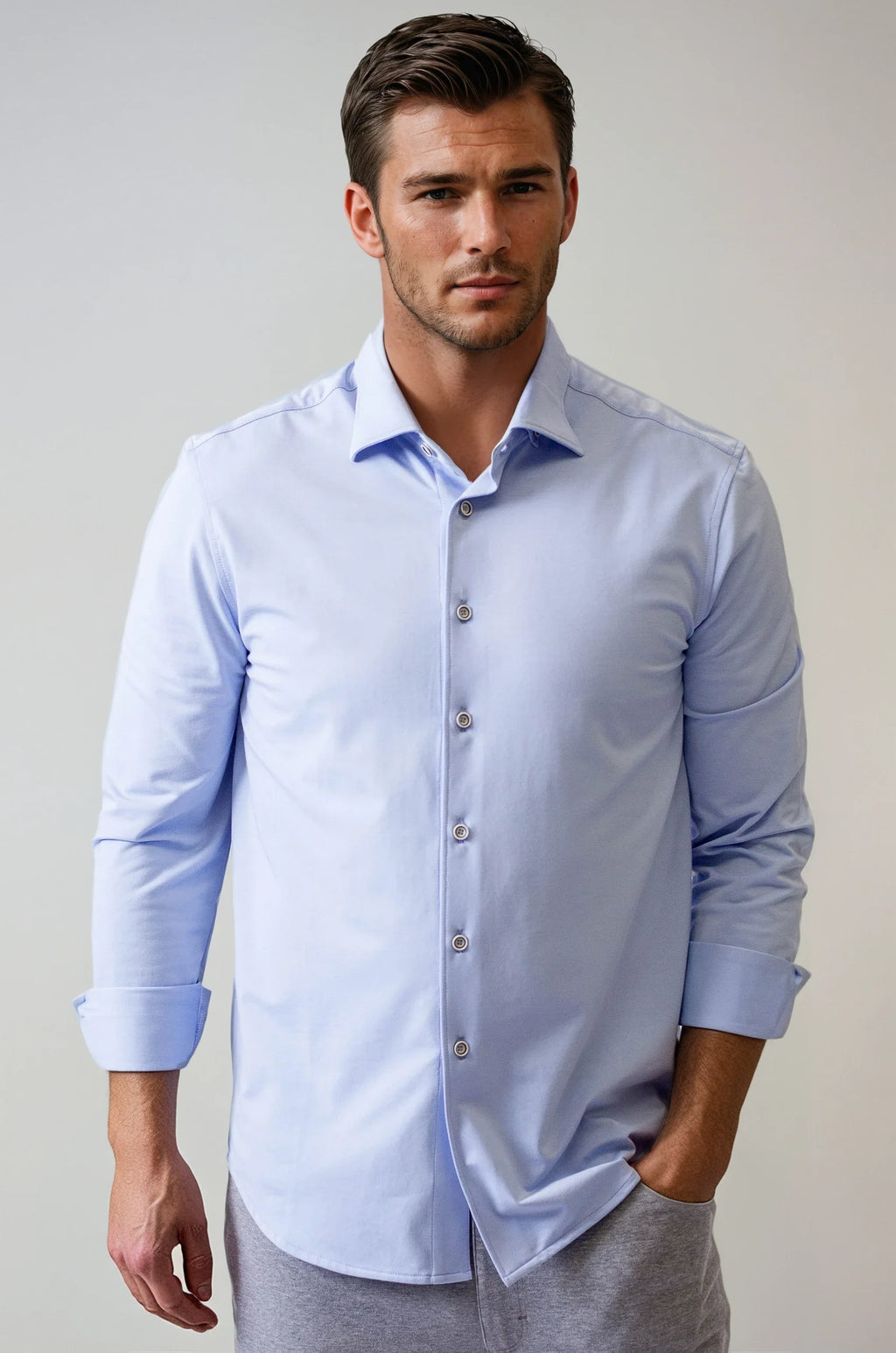 Buki Cinqo 'Single Shot' Long Sleeve Tech Shirt | French Blue