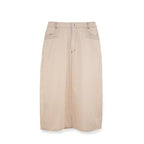 Stretch Colored Denim Skirt