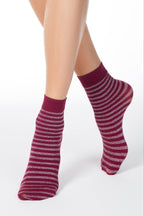 Conte Fantasy Socks with Shimmering Stripe
