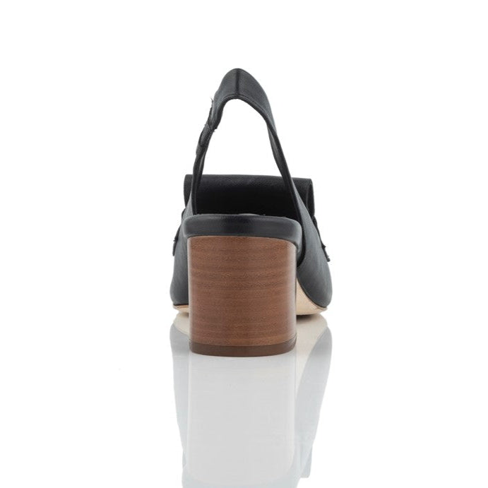 Finley Black Block Heel Sandal