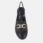 Finley Black Block Heel Sandal
