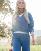V-Neck Slopes Sweater Cardigan