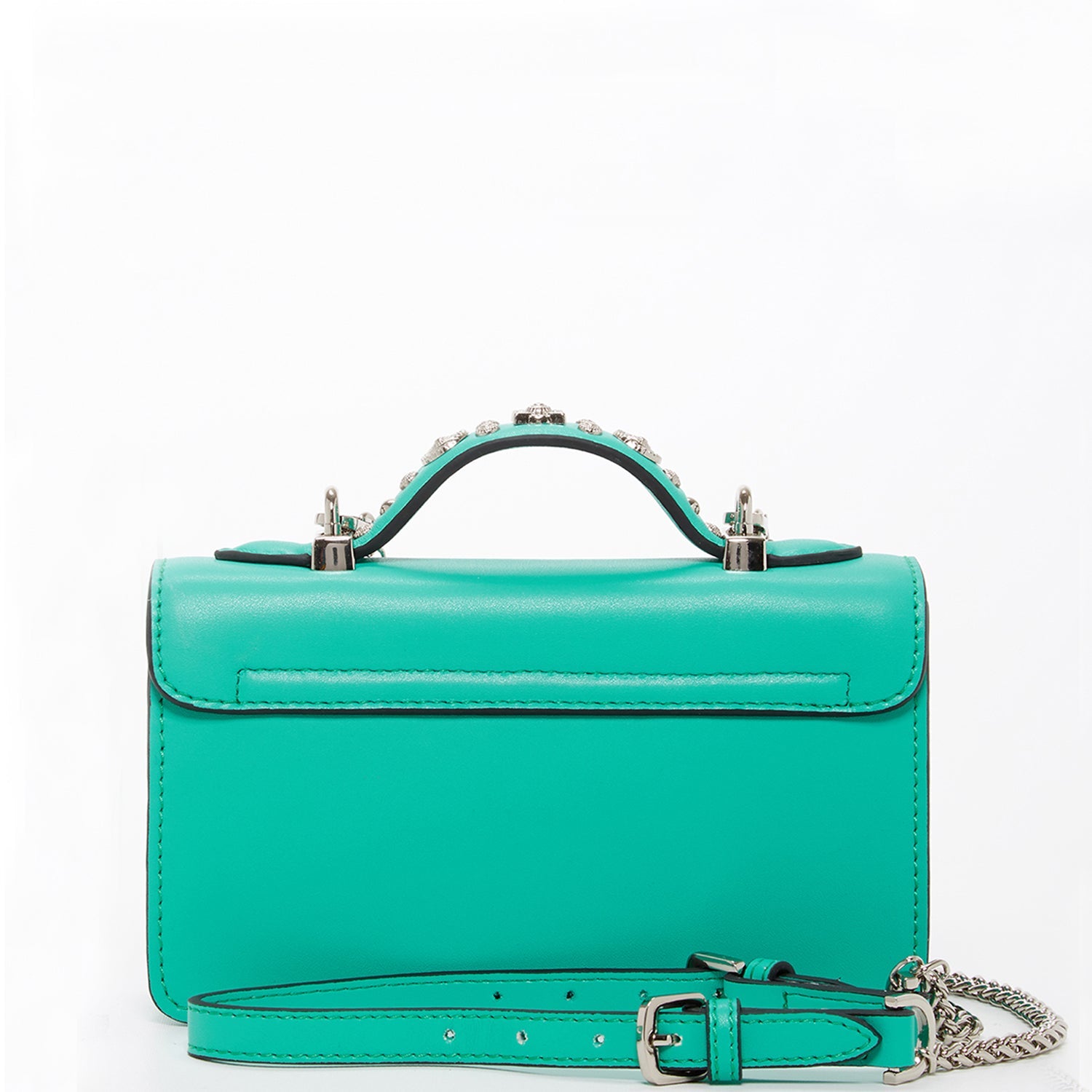 Small Leather Crossbody Bag | Green Purse