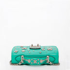 Small Leather Crossbody Bag | Green Purse