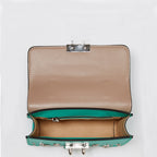Small Leather Crossbody Bag | Green Purse