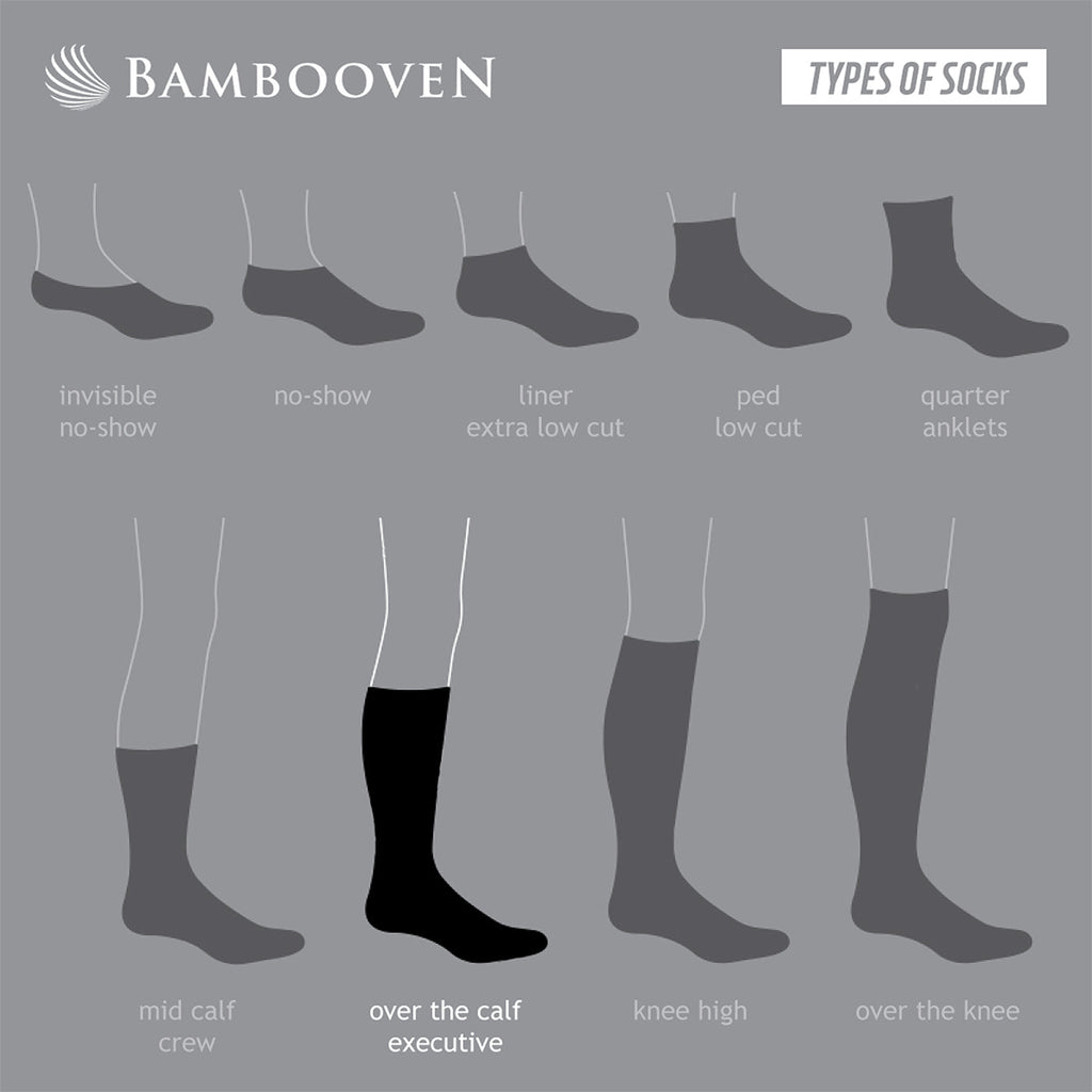 Men’s Bamboo Dress & Trouser Socks 626 | 6-Pack
