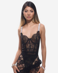Soraya Lace Corset Bodysuit