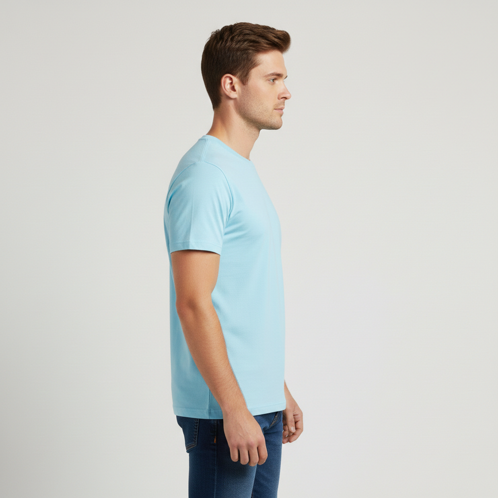Retro Ring-Spun Crew Neck T-Shirt | 2100