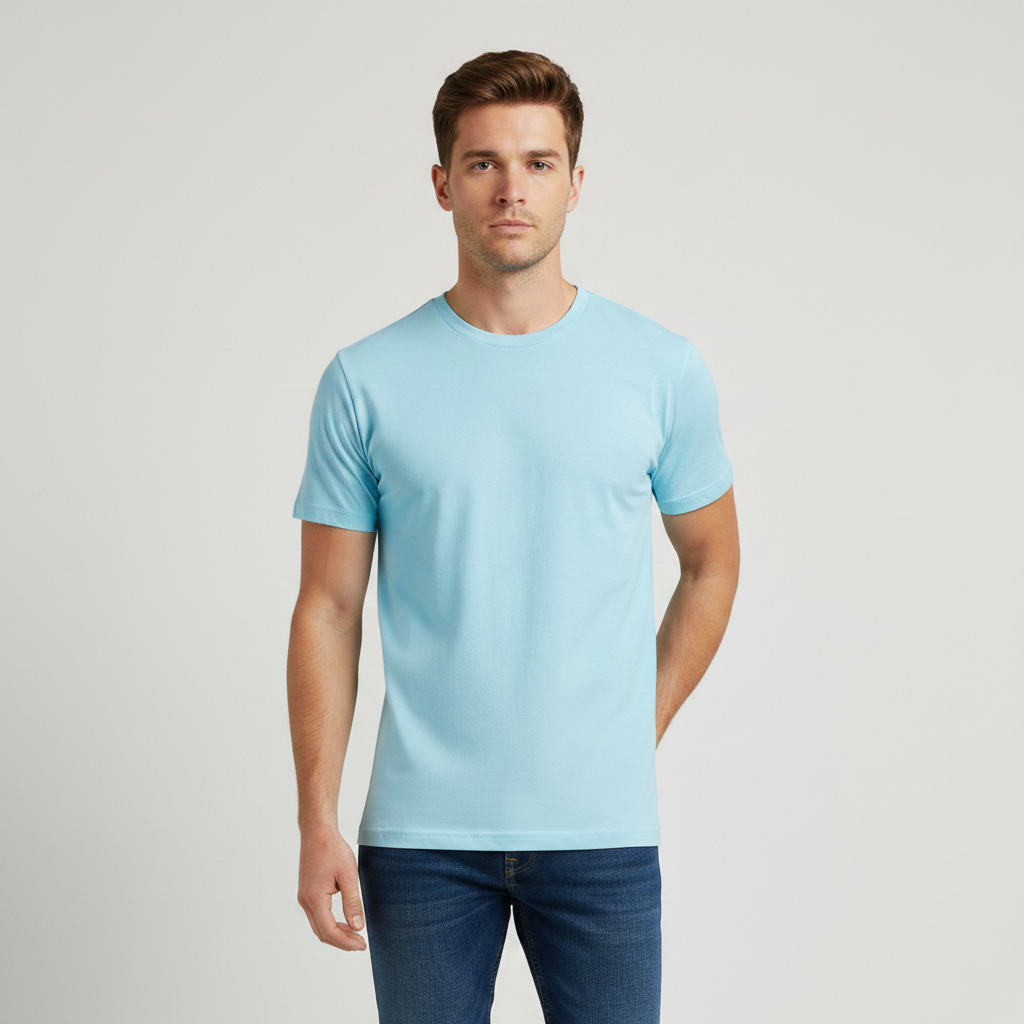 Retro Ring-Spun Crew Neck T-Shirt | 2100