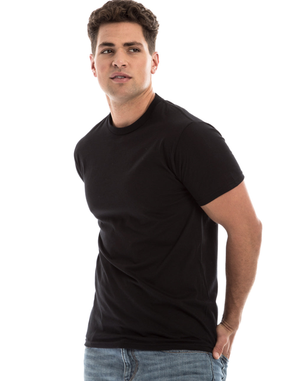 Retro Ring-Spun Crew Neck T-Shirt | 2100