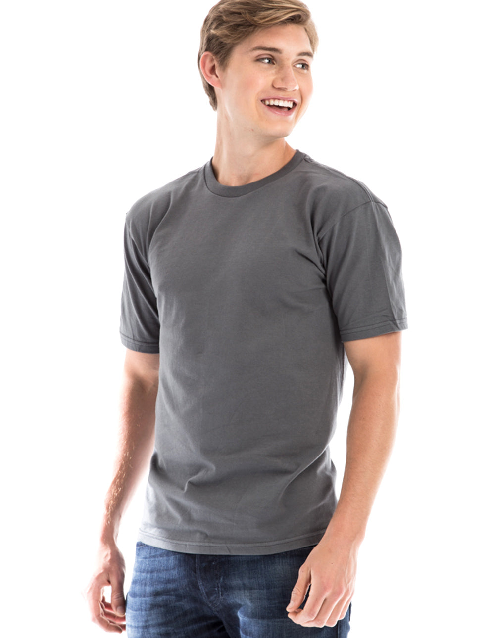 Retro Ring-Spun Crew Neck T-Shirt | 2100