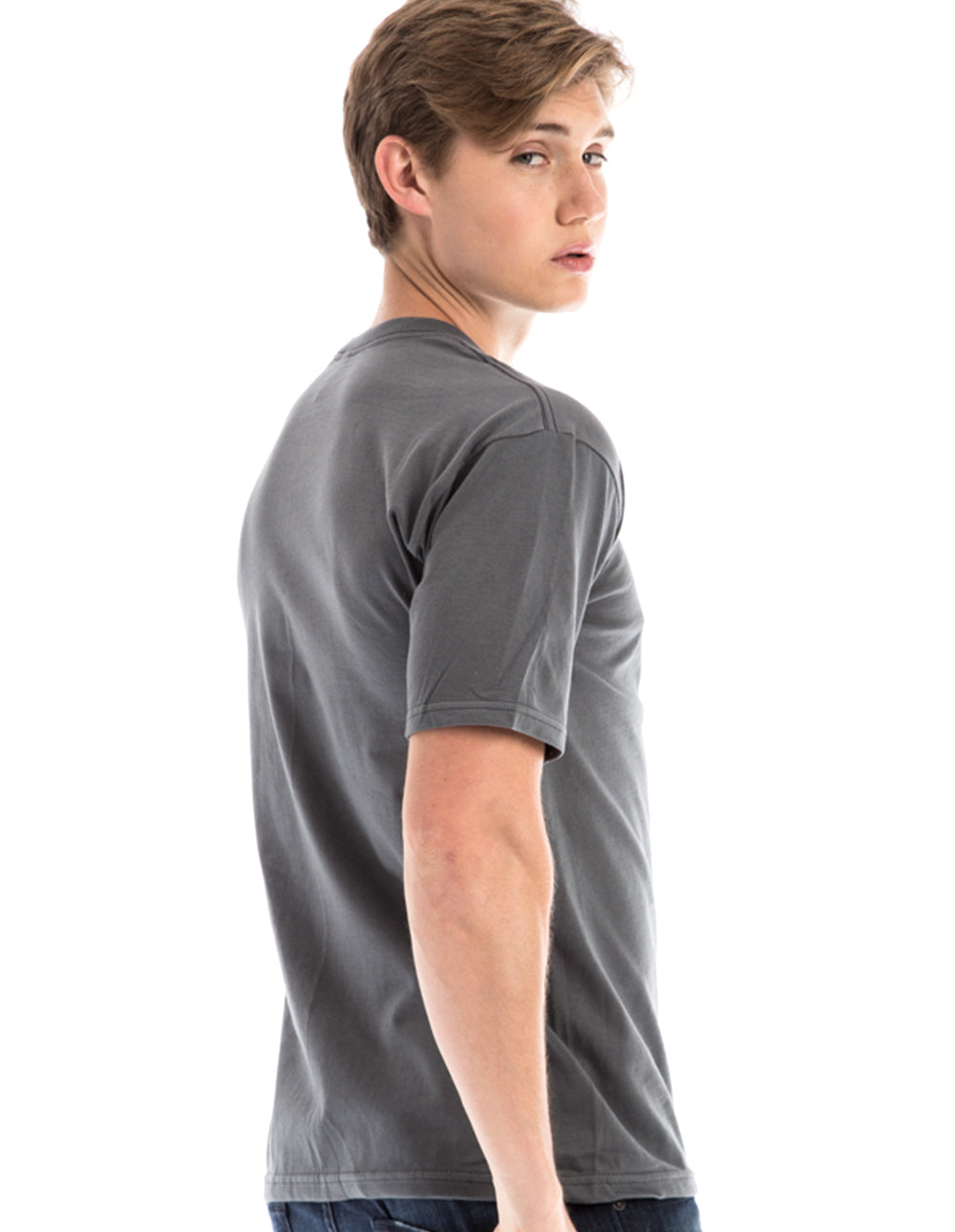 Retro Ring-Spun Crew Neck T-Shirt | 2100