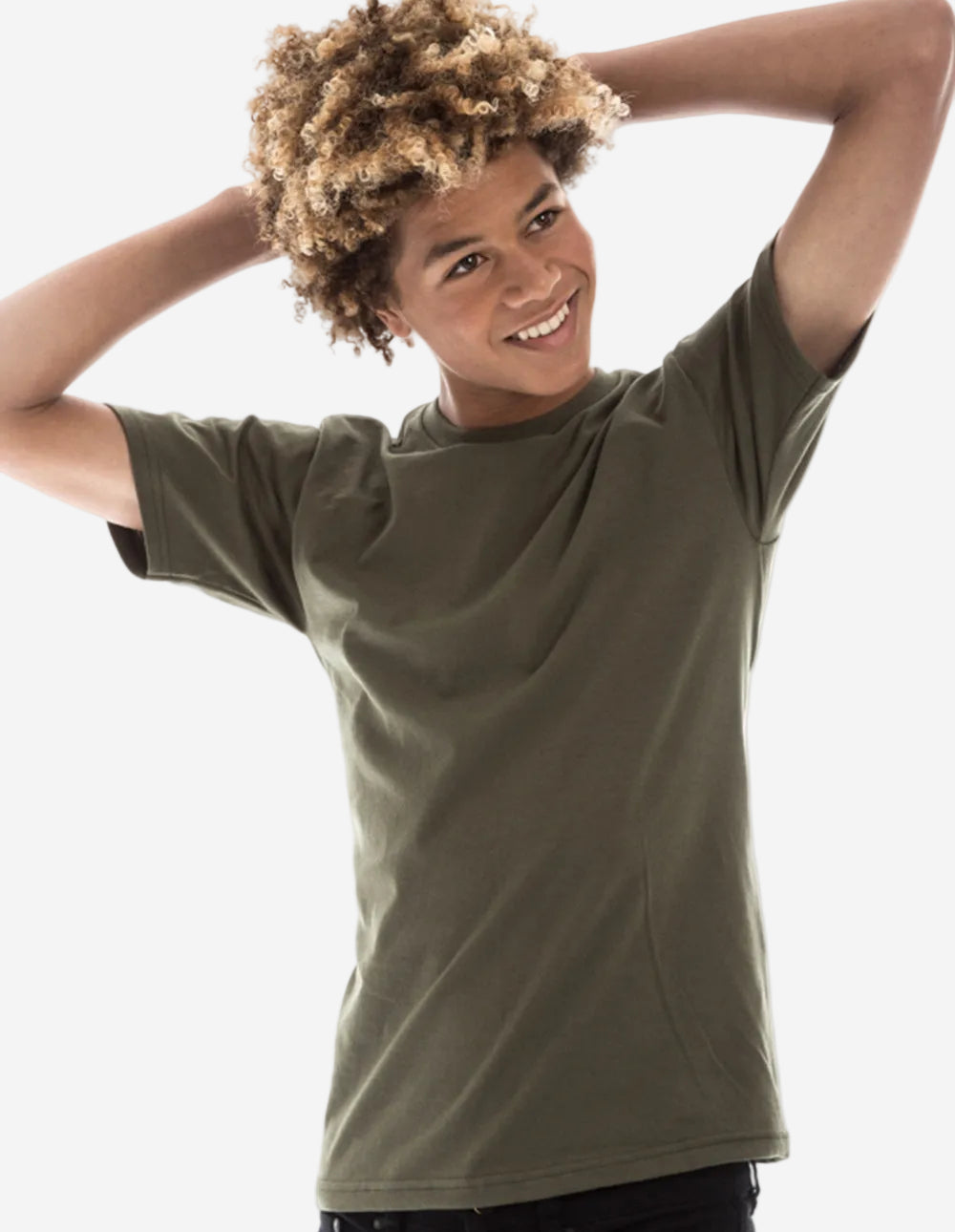Retro Ring-Spun Crew Neck T-Shirt | 2100