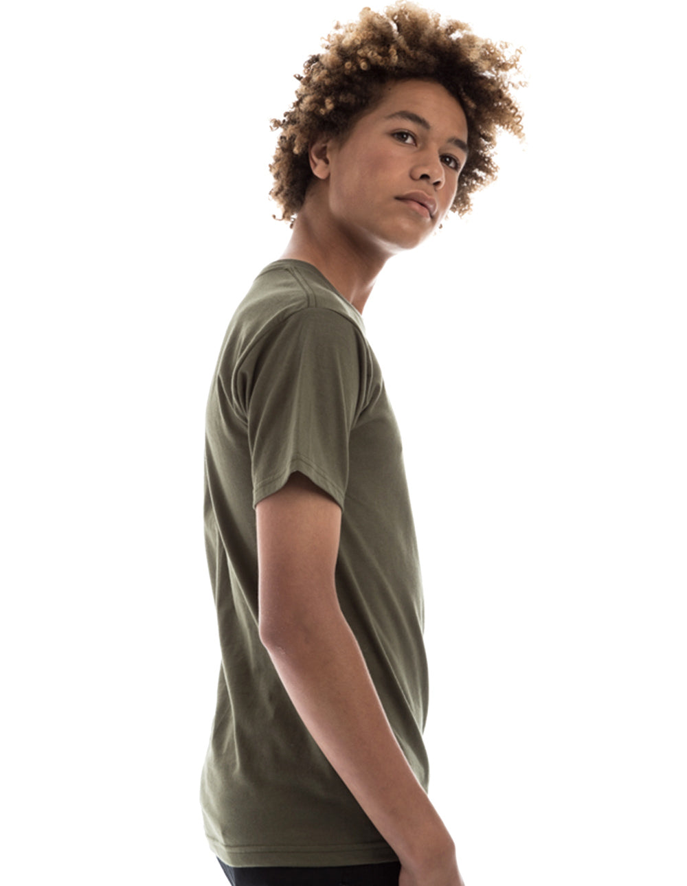 Retro Ring-Spun Crew Neck T-Shirt | 2100