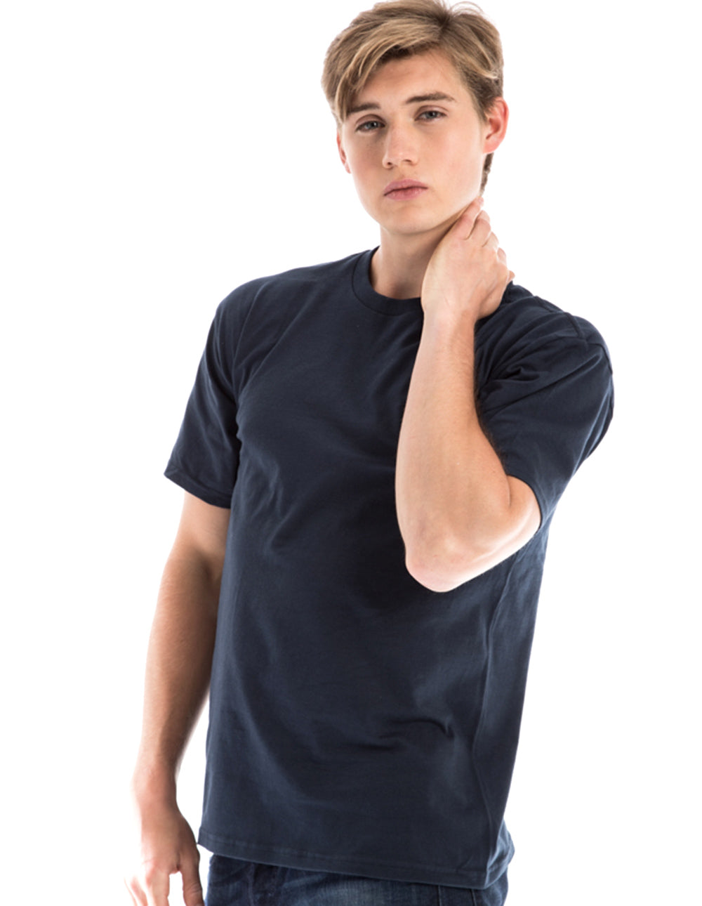 Retro Ring-Spun Crew Neck T-Shirt | 2100