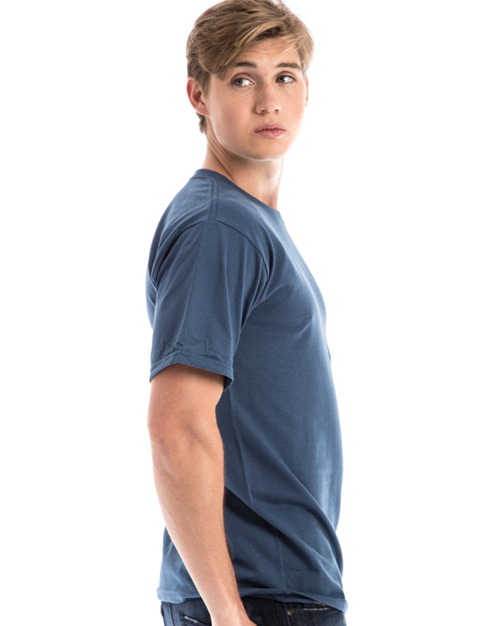 Retro Ring-Spun Crew Neck T-Shirt | 2100