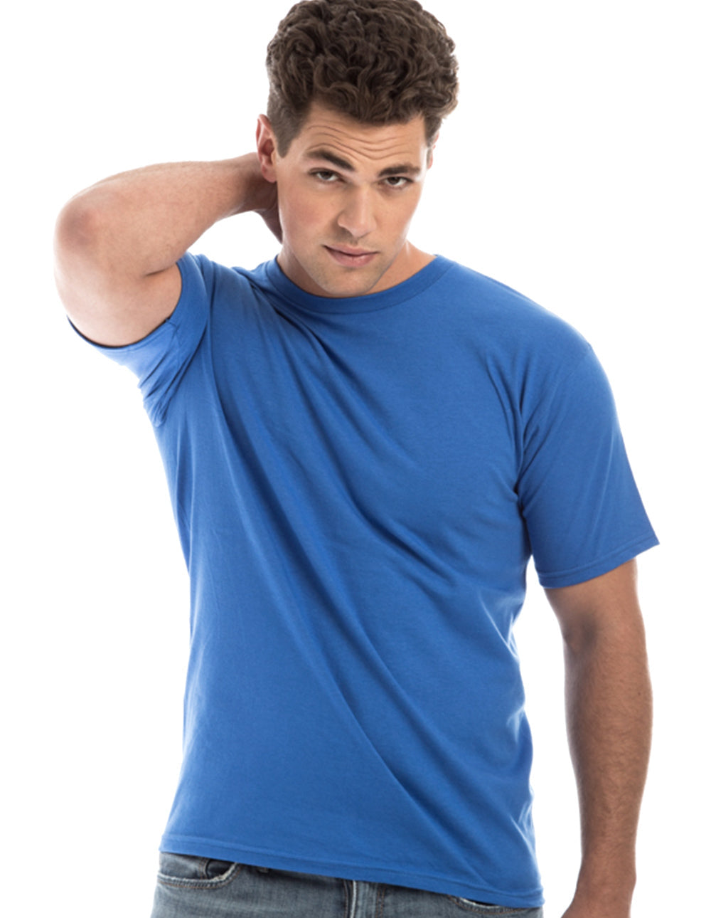 Retro Ring-Spun Crew Neck T-Shirt | 2100