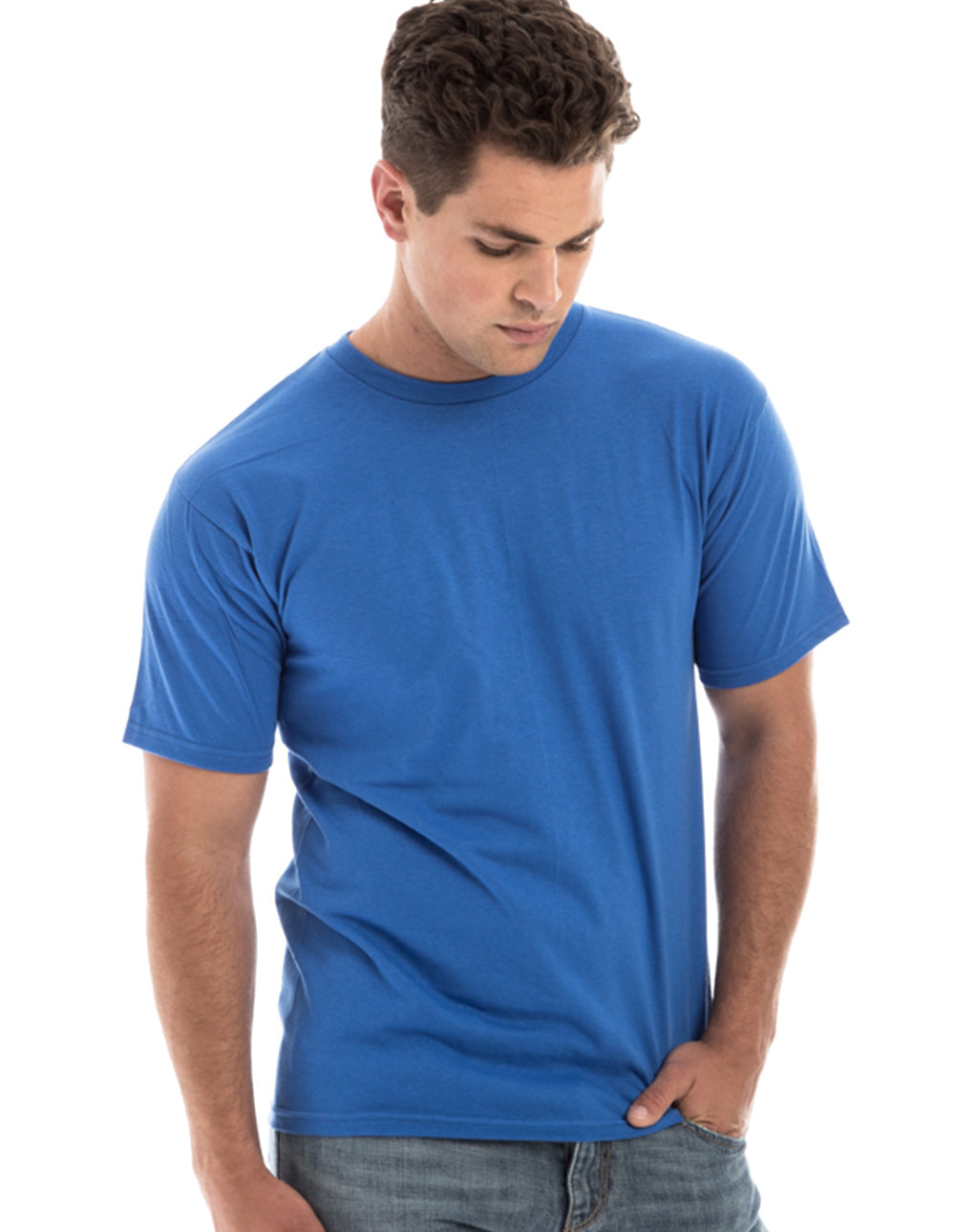Retro Ring-Spun Crew Neck T-Shirt | 2100