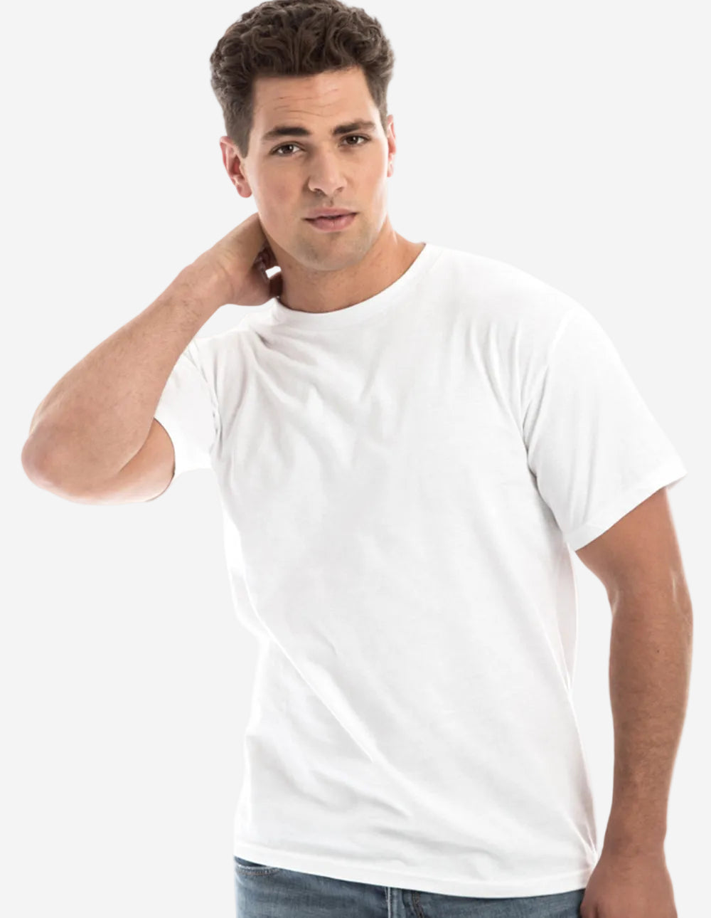 Retro Ring-Spun Crew Neck T-Shirt | 2100