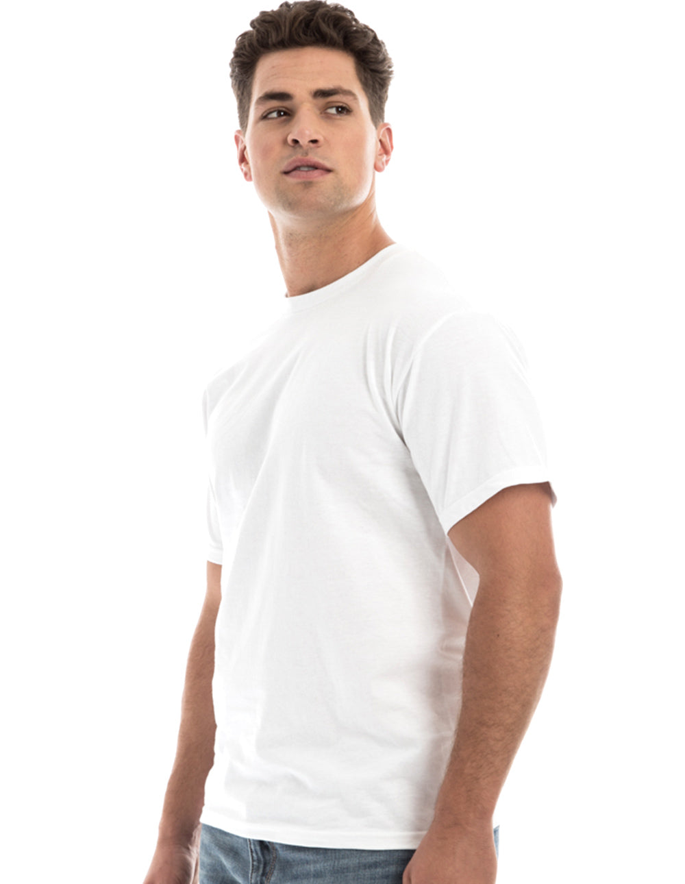 Retro Ring-Spun Crew Neck T-Shirt | 2100