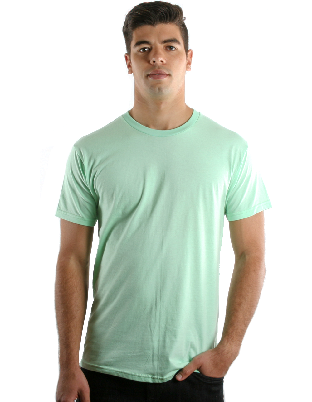 Retro Ring-Spun Crew Neck T-Shirt | 2100