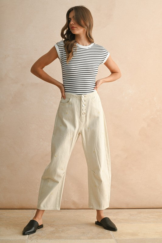 Striped Ribbed Knit Bodysuit | 2 Color Ways