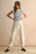 Striped Ribbed Knit Bodysuit | 2 Color Ways