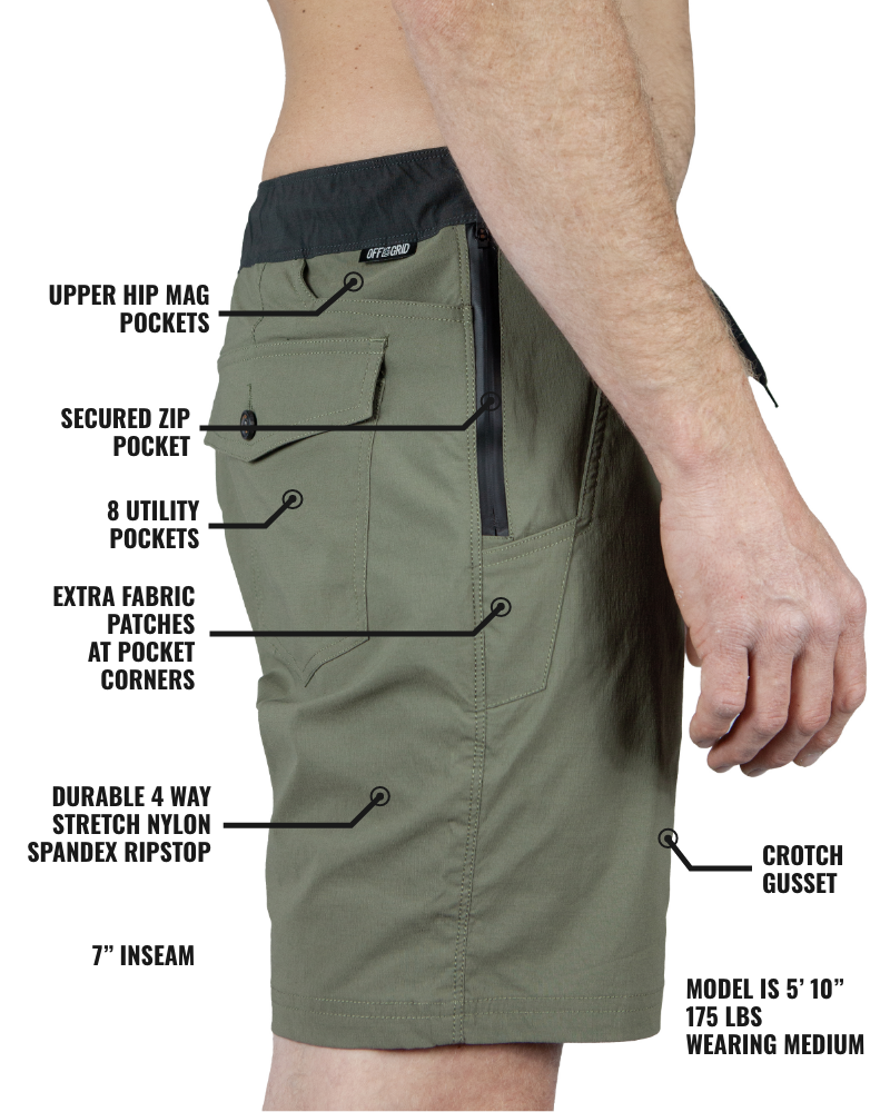 Thunderbird Short | Rye Green