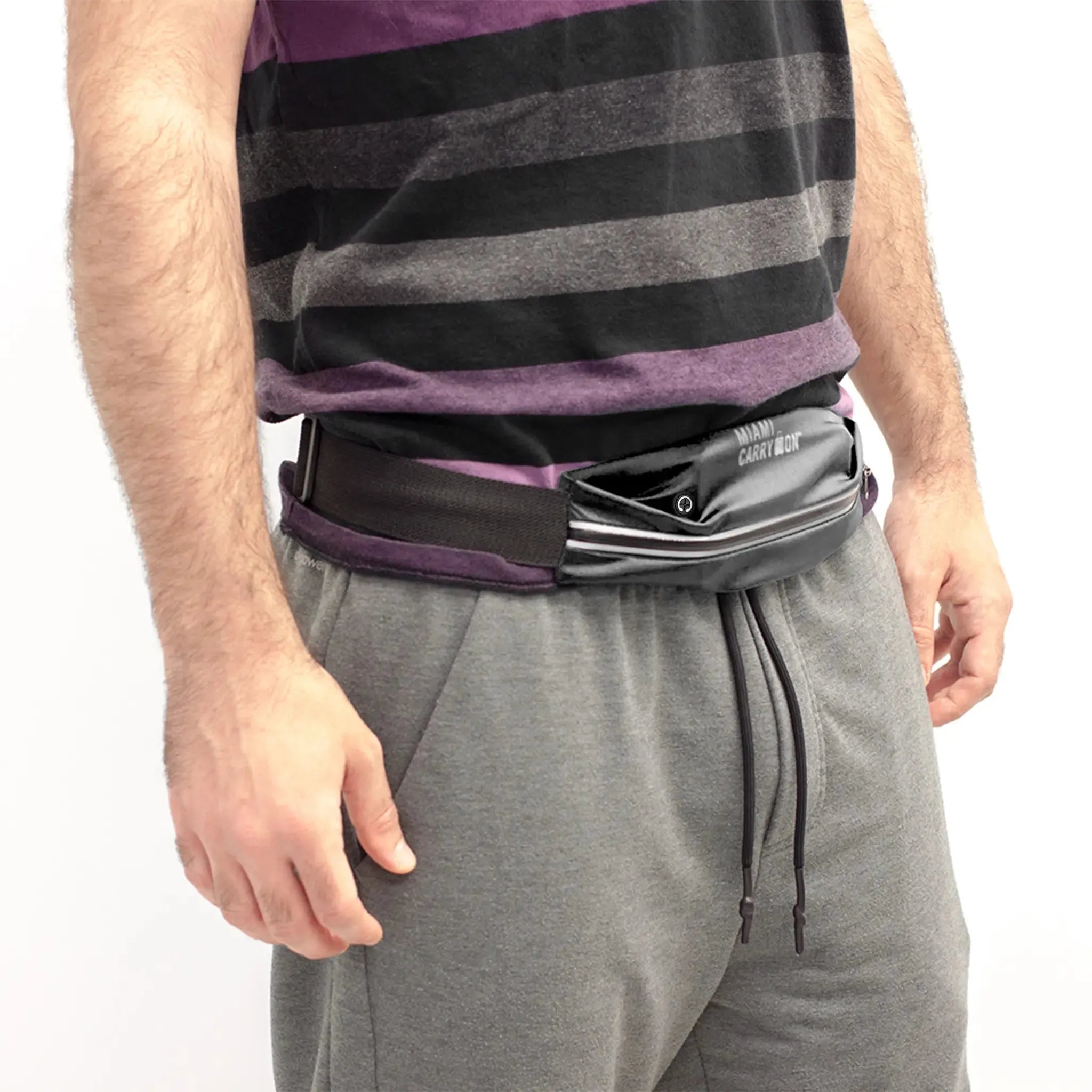 Miami Carry On® Water-Resistant Workout Belt Bag