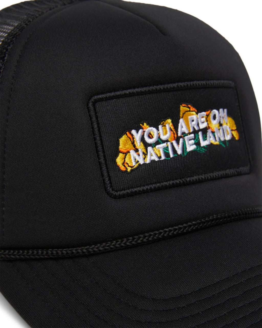 Poppy Trucker Hat You Are On Native Land’